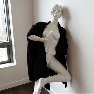 BEYOND YOGA Dolman Sleeve Cardigan - Black - S/XS